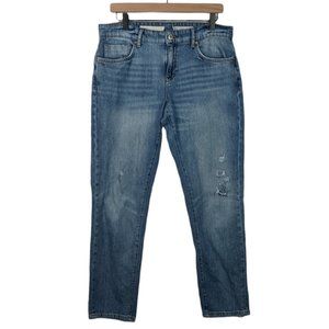Pilcro and the Letterpress Slim Boyfriend Jeans Size 30 Medium Wash